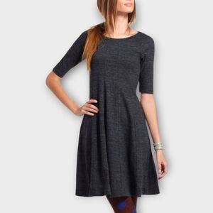 Ganni Winter Jersey Dark Heathered Gray Dress